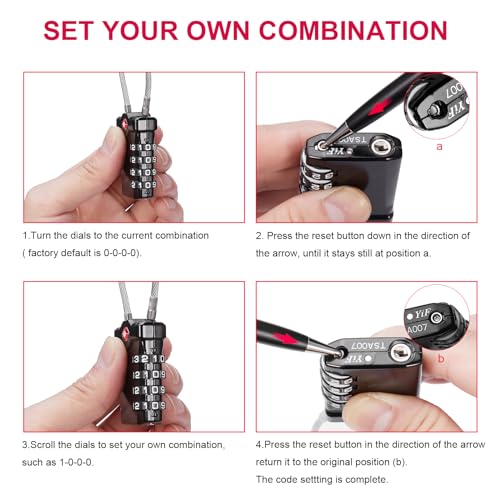 Travel Locks TSA Approved (2 Count)