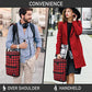 Insulated 2 Bottle Wine Bag Tote Leakproof Carrier Cooler Plaid Red