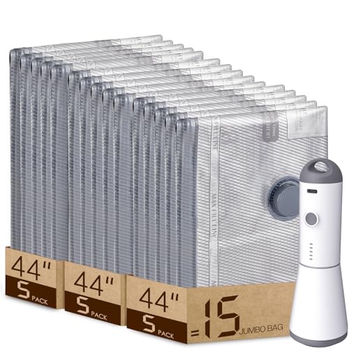 Jumbo Vacuum Storage Bags for Bedding (15 Count)