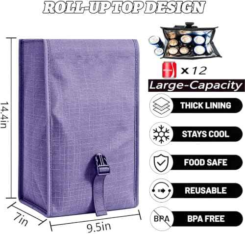 Insulated Foldable Lunch Bag