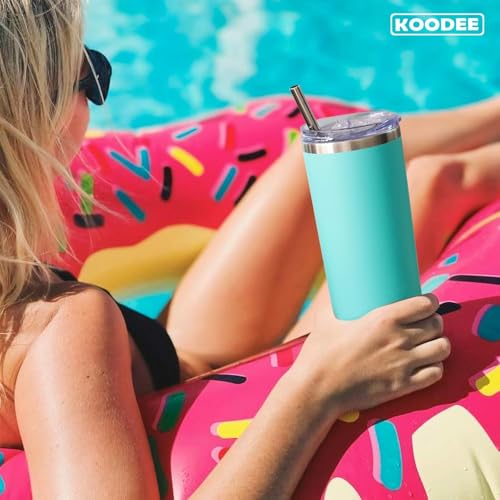 20 oz Tumbler with Lid and Straw