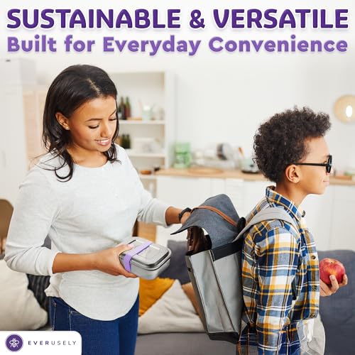 Stainless Steel Bento Box + Condiment Container
