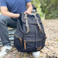 High Capacity Canvas Vintage Backpack