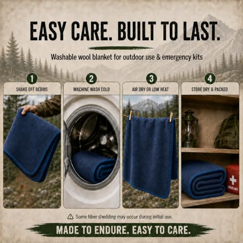 JMR Wool Camping Blanket 10 (10 Count)