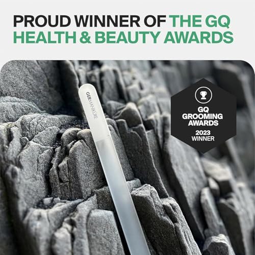 4pc Black Glass Nail & Pedicure File Set