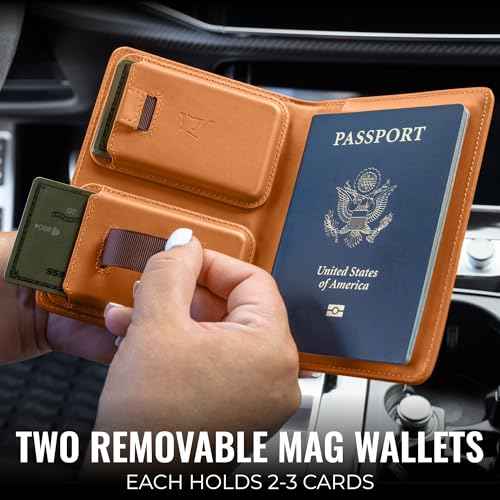 Passport Wallet with AirTag Holder