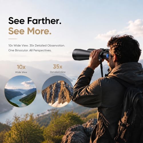 15 35x70mm High Powered Binoculars for Adults Star Gazing Astronomy