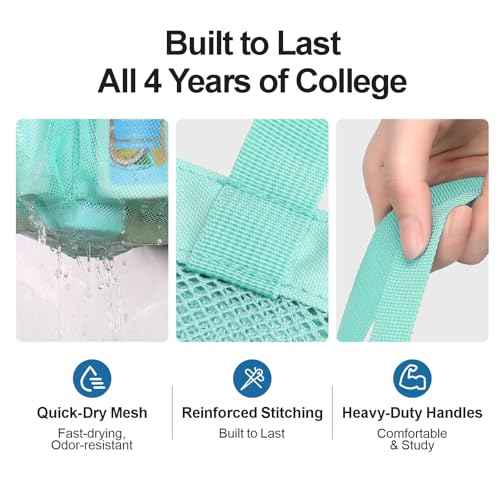 Mesh Shower Caddy Portable with Drawstring