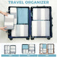 6 Set Ultralight Compression Packing Cubes Packing Organizer for Travel Accessories Luggage Suitcase Backpack (6 Count)