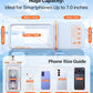 IP68 Waterproof Phone Pouch Floating with Double Space 7.0"