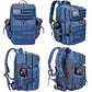 Military Tactical Backpack for Men and Women 45L Army 3 Days Assault Pack Bag Large Rucksack with Molle System Blue