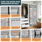 24 Pair Over Door Shoe Organizer for Family & Kids (12 Count)
