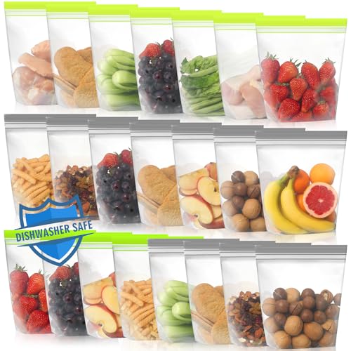 22 Pack Reusable Sandwich Bags (22 Count)