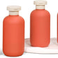 ASEVAT 6.7oz Plastic Refillable Travel Shampoo Bottles, Empty Travel Shampoo and Conditioner Bottles Reusable, Travel Size Shampoo Bottle, Hand Soap Dispenser for Vacation, Gym, Home(Orange)