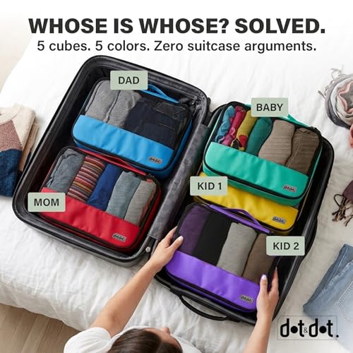 Large Packing Cubes for Travel (5 Count)