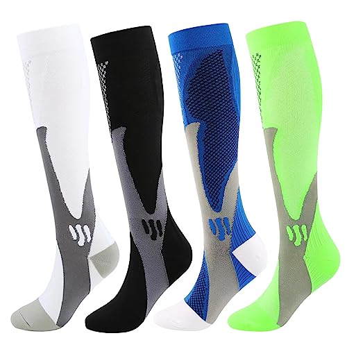 Compression Socks 4 Paris for Women & Men 20 (4 Count)