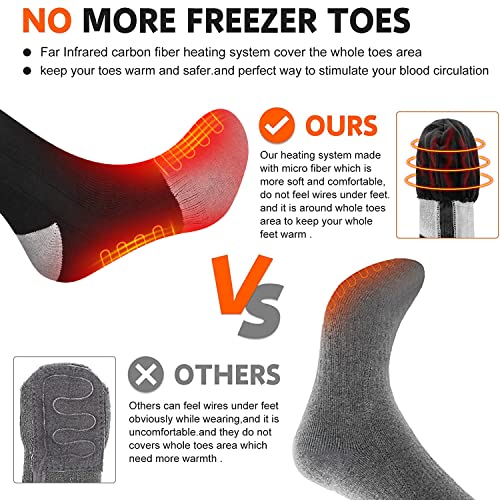 Upgraded Rechargeable Electric Heated Socks