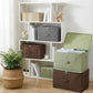 Fabric Storage Bins with Zipper Lids (2 Count)