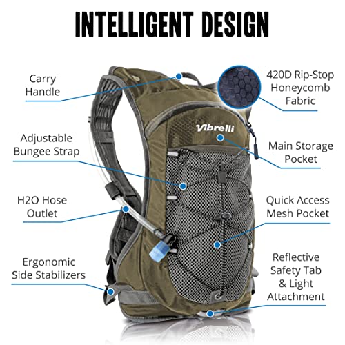 Hydration Pack & 2L Hydration Water Bladder