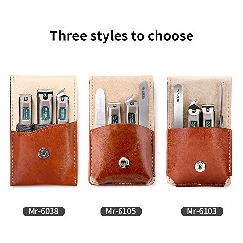 3 pcs Nail Clippers Set Stainless Steel Nail Clippers & Slant EDG Toenail Clipper Cutter for Men and Women