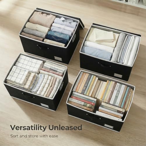 Storage Boxes with Lids [3 (3 Count)
