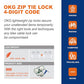 4 Digit Combination Zip Tie Lock
