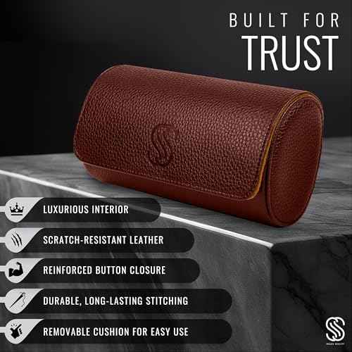 2 Watch Travel Case for Men