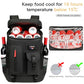 36 Cans Backpack Cooler Insulated Leakproof PU Soft Large Cooler Bag