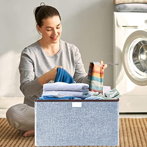 Foldable Storage Bins with Lids (4 Count)