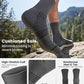 3 Pairs Running Compression Socks for Men & Women Crew Socks with Cushion (3 Count)