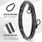 12 Pack Security Cable Luggage Lock with Loops 15 ft 3mm Braided Steel Coated Bike Cable Wire Double Loop Anti Theft Safety for U Lock (12 Count)