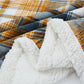 Sherpa Blanket Twin Plaid Thick Bed Blanket