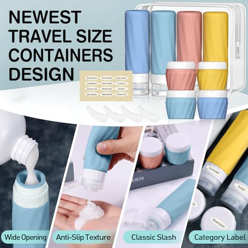 14pack Travel Bottles for Toiletries (14 Count)