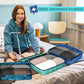 5 Pcs Packing Cubes for Suitcase Large Travel Cubes Carry on Luggage Organizer Bags for Clothes Accessories (5 Count)