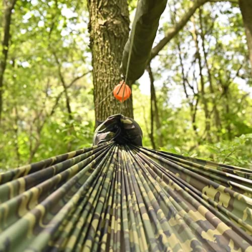 11ft Camping Double Hammock with Mosquito Net and Ridgeline
