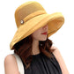 Women Mesh Crown Wide Brim Sun Hats Summer UV Protection UPF Hat for Beach Hiking Garden Travel Lawn Work Chin Strap