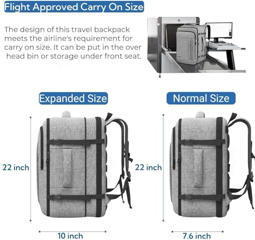 55L Carry On Backpack