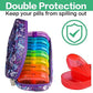 Weekly Travel Pill Organizer 2 Times a Day AM PM Rainbow Pill Box