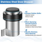 20 Pcs Floor Mounted Door Stopper Stainless Steel (20 Count)