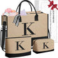 Initial Tote Bag
