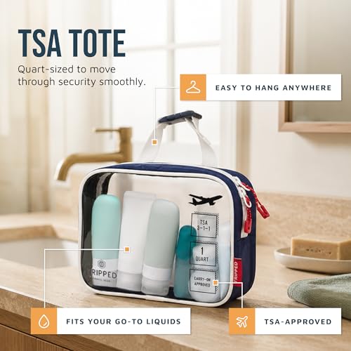 3 Piece Travel Toiletry Bag Set