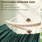Cotton Hammock 8.9x4.9ft Holds Up to 660lbs Prevents Side