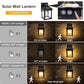 Solar Wall Lights Outdoor Dusk to Dawn Solar Sconces with Motion Sensor (2 Count)