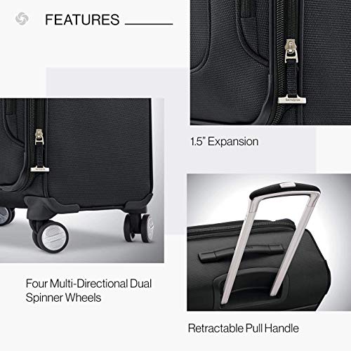 Solyte DLX Softside Expandable Luggage with Spinner Wheels