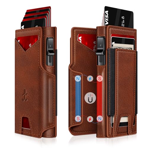 Wallet for Men Wallet with Slim Pop Up Card Holder 9 (13 Count)