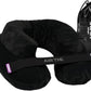 Cabeau Inflatable Travel Pillow – Air TNE – Adjustable, Lightweight, and Supportive for Sleeping on Airplanes, Trains, and Cars– Customized Fit and Compact Carrying Case (Midnight Black)