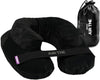 Cabeau Inflatable Travel Pillow – Air TNE – Adjustable, Lightweight, and Supportive for Sleeping on Airplanes, Trains, and Cars– Customized Fit and Compact Carrying Case (Midnight Black)