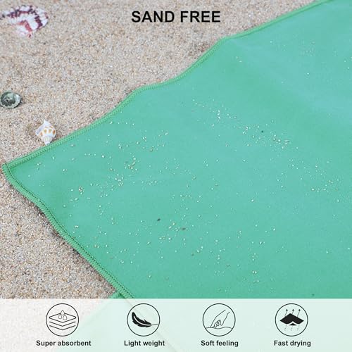 Microfiber Towel Quick Dry Camping & Travel & Gym Towel. Compact