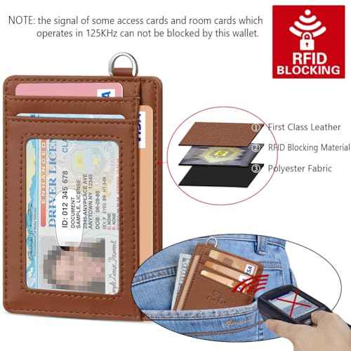Slim Minimalist Wallet RFID Credit Card Holder for Men
