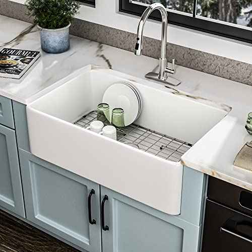 30 White Farm Sink